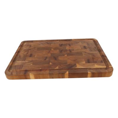 China High Thickness Acacia Wood Grain End Grain Cutting Board Custom Made Wholesale Viable Quality for sale