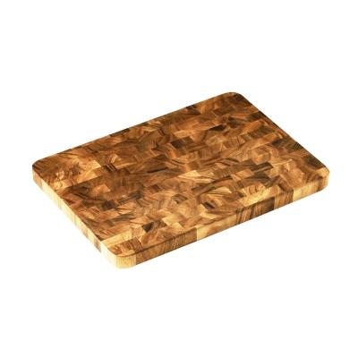 China Viable Wholesale Professional Wooden Wooden Cutting Board Acacia Grain End Chopper for sale