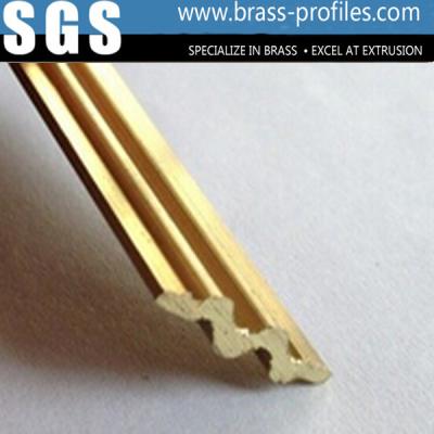 China Antislip Brass Stair Nosing for Decking Brass Antislip Stair Strip for sale