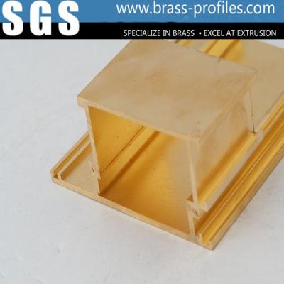 China Decorative Brass Hardware Copper Alloy Extrusions Sections for sale