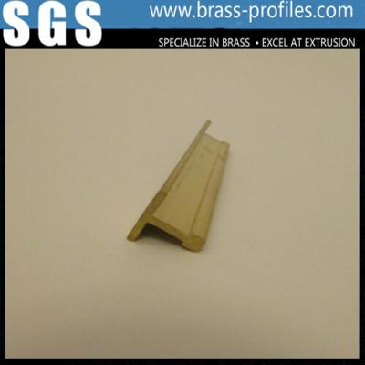 China Copper Decoretive Profiles Free Oxygen Brass Shape And Sections T Fitting for sale