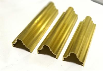 China Barss Stair Handrail Brass Profile Shapes And Sizes In Brass Alloys for sale