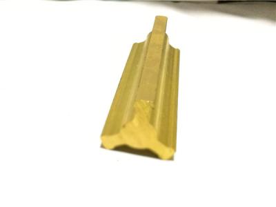 China Extruded Brass Profiles Lead Brass Alloys Extrusion Profiles for sale