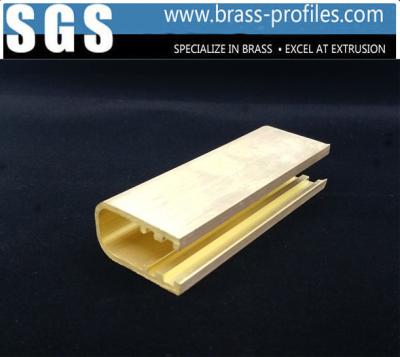 China 33mm x 25mm x 2mm Strong Brass U Channel For Home Restaurant Decoration for sale