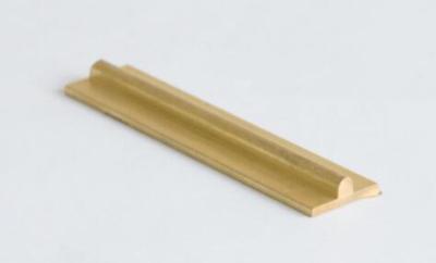 China Solid Brass T-Shaped Antirust Brass-T Profiles For Interior Decoration for sale