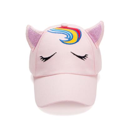 China NEW JOINT Wholesales Lovely Cartoon Kids Baseball Caps Cotton Customized Kids Outdoor Sun Hats for sale