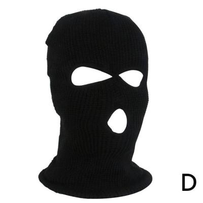 China COMMON 3 Hole Knitted Full Face Ski Mask Hats Winter Face Cover Beanies For Outdoor Sports for sale