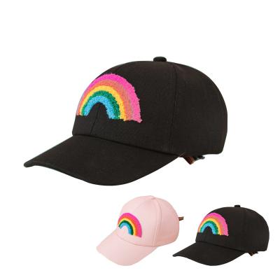 China Lovely JOINT New Design Ribbon Kids Cap Baseball Caps Customized Kids Outdoor Sun Hats for sale