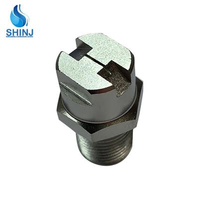 China High Pressure 303 SS Wash Flat Fan Nozzle For Car Wash for sale