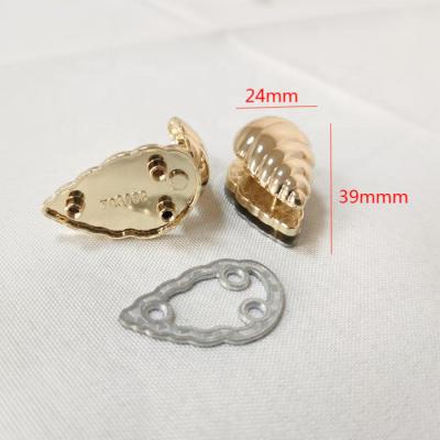 China High Quality Factory Outlet Hardware Metal Handbag Parts Zinc Alloy Push Lock for sale