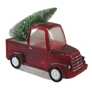 China Christmas Decoration King Need Wholesale Lighted Toy Car with Christmas Tree for sale