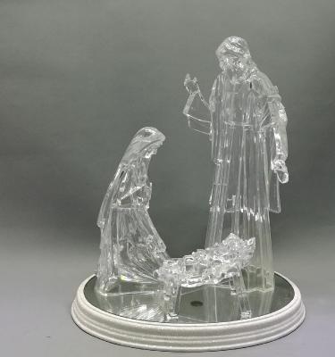 China King Need New Arrival acrylic lit religious nativity from Europe for sale