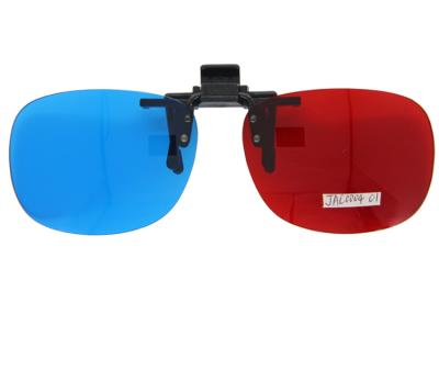 China Cheap Fashion Sunglasses Glasses Flip Up Glass Acrylic 3D Lenses For TV Watch for sale