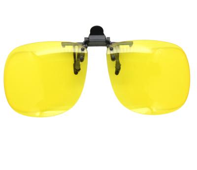 China Fashion Sunglasses Over Size Fashion Super Flip Up Sunglasses UV 400 Protection Yellow Detachable Lens Sun Glasses for sale