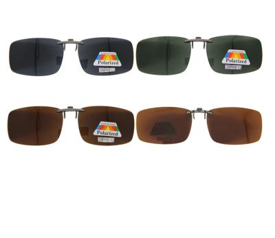 China MOQ 100 PCS Rimless Tiny Clip On Sunglasses For Myopia With TAC Polarized Lenses for sale