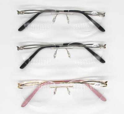 China Rimless Cheap Price Rimless Glasses With AC 54*18*145 for sale