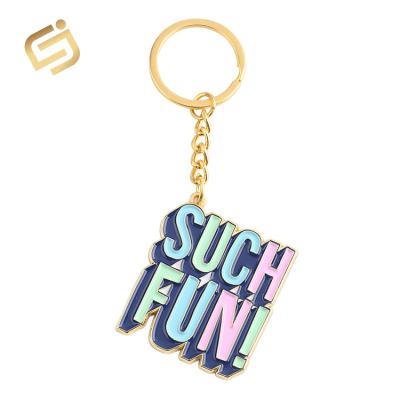 China High Quality Custom 3D Metal Logo Movie Woman Key Chain for sale