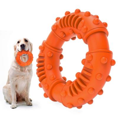 China New Hot Selling Toy Bite Resistant And Wear Resistant Rubber Dog Stocked Molar Ring for sale