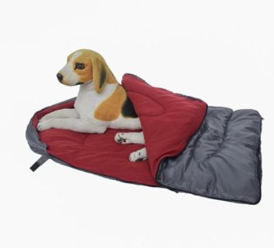 China Sustainable Wholesale Dog Bed Portable Sleeping Bag Nest Warm Packed in Anhuibags Carry Bag for Dog Pet Travel Pet Beds and Accessories for sale