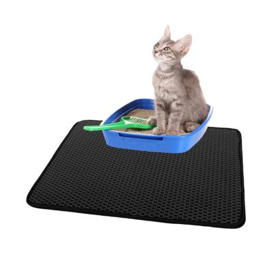 China Double Layer Viable Waterproof Cat Litter Trapper Mat for sale