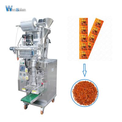 China Small business idea sachet automatic chilli food low cost making machines small powder packing machine for sale