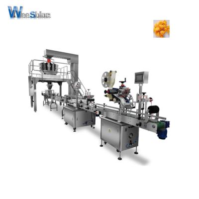 China Automatic Food Cans Coffee Powder Making Packing Line Machine for sale