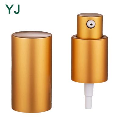 China Non Spill Hot Aluminum Treatment 18/415 20/415 Silver Treatment Pumps Cream Lotion Glass Bottle Cream Pump for sale