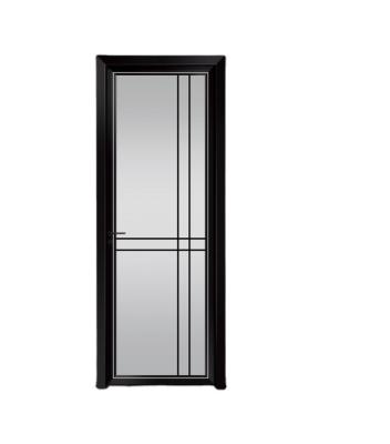 China Wholesale Ultrathin Aluminum Frame Swing Door Glass Aluminum Swing Door Soundproof Spot Windproof for sale