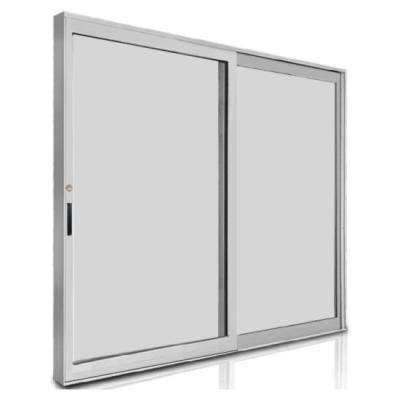 China Sound Insulation Sliding Doors Soundproof Interior White Aluminum Sliding Doors for sale