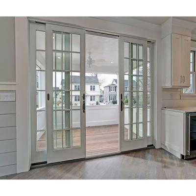 China Sound Insulation Living Room Convenient Three-way Aluminum Sliding Door for sale