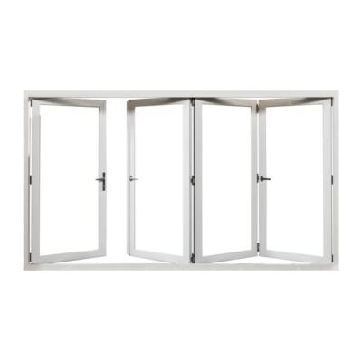 China Sound Insulation Bi Folding Doors Pella Aluminum Exterior Aluminum Folding Doors for sale