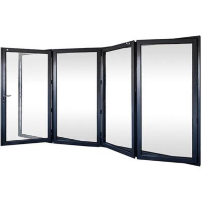 China Aluminum Door Mechanism Sound Insulation And Heat Insulation Noise Folding Aluminum Door for sale