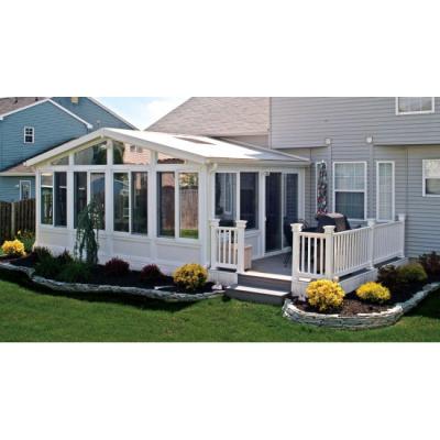 China Modern 4 season sunroom aluminum glass houses aluminum sunroom for sale