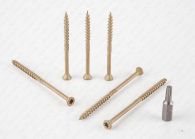 China Flooring Chipboard Screws For Melamine Particle Board Kurnl Shank Yellow Ruspert for sale