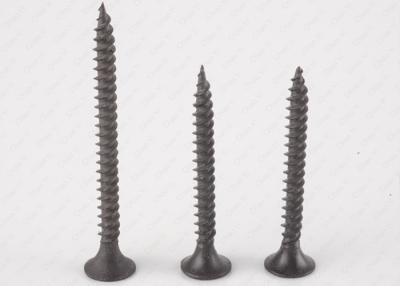 China 1 1/ 2 Inch Bugle Head Drywall Screws , Gypsum Particle Board Screws Grey Phosphated for sale