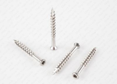 China SS 304 Stainless Steel Screws Square Drive Countersunk Head Marine Grade for sale