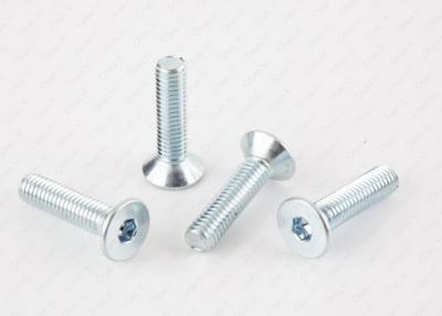 China Small Metric Machine Screws , Stainless Steel Flat Head Socket Cap Screw for sale