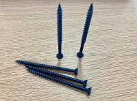 China 60mm 80mm 100mm Chipboard  Screws 1000 Hours Ruspert Coating Bule ， Square Drive for sale