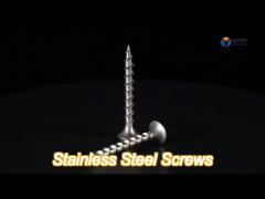 a2 rapid assembly stainless steel screws / trumpet head coarse thread screws