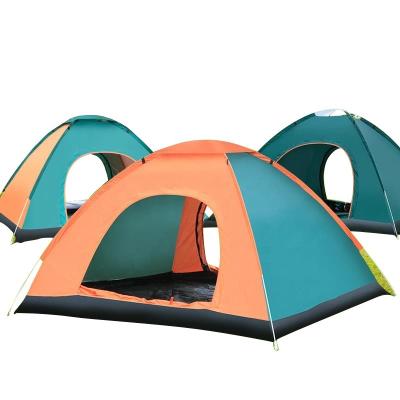 China Anti Mosquito Lightweight Waterproof Easy Setup Folding Tent Camping Protector Breathable For Family 2 People 1 Door Portable Outdoor Beach Tent for sale