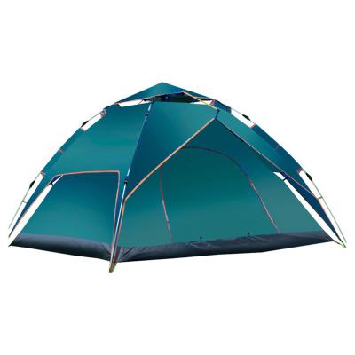 China Breathable Protector Against Hot-selling Double Layer Outdoor Camping Mosquito Amazon Tent Automatic Tent Tying Type Waterproof for 3-4 Persons for sale