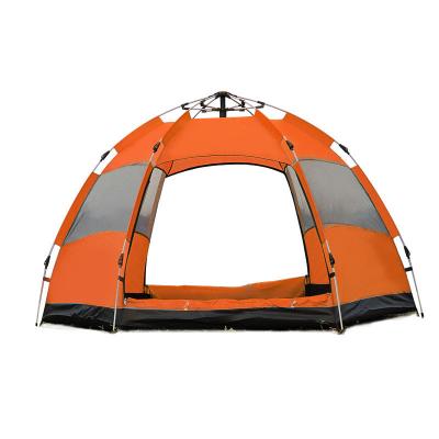 China Portable Large Family Folding Mosquito Automatic Waterproof 3-4 Person House Quick Rise Breathable Noise Protector Up Instant Camping Outdoor Tents for sale