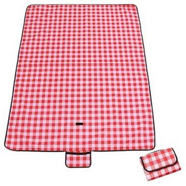 China Portable Outdoor Picnic Mat Factory Supply Polyester Recycle New Price Portable Pocket Camping Blanket Water Resistant Picnic Side Waterproof Mat for sale