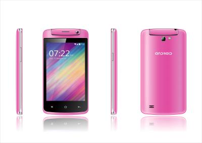 Cina Telefono cellulare astuto multilingue rosa dual core con il Sim doppio in vendita