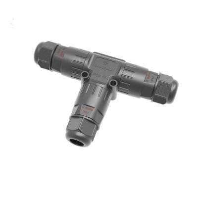 China Wholesale Outdoor Lighting Waterproof Cable Plug Fitting T Connector For Street Lights for sale