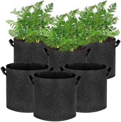 China 100% Eco-Friendly Gardens Held Vertical Cloth Pouch Plant Pot &grow Bag 10 Gallon 4 Pack Potato Grow Bags for sale