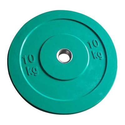 China Barbell Set Crossfit Equipment Top Grade Urethane Weight Plates Colorful Crossfit Bumper Plate for sale