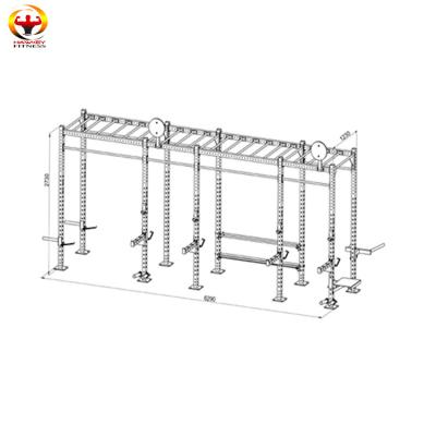 China Durable Adjustable Crossfit Weight Rig Free Standing Crossfit Rack DIY Crossfit Weight Free Installation for sale