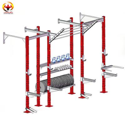 China Sports Center Weightlifting Crossfit Multifunctional Power Rack Power Cage for sale