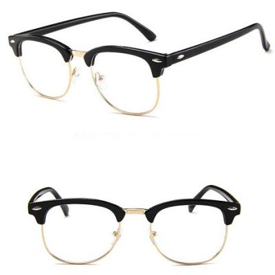 China Other Design Optical Half-rimless Glass China Factory Eyeglasses Frames Wholesale for sale